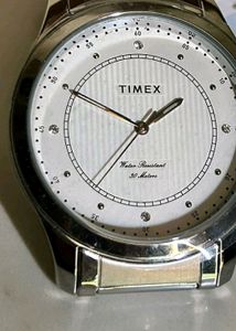 Timex Silver-Tone Water Resistant Watch