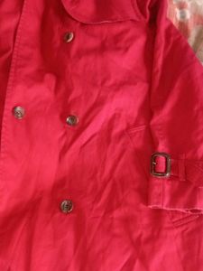 Red Trench Coat
