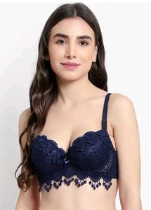 Blue Lace Lingerie Set