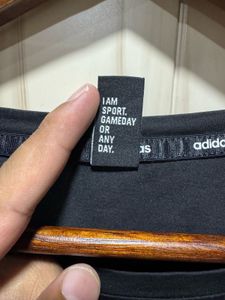 Adidas 3 Strips Black Activewear T-Shirt