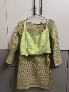Elegant Green Kurta Set with Dupatta