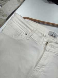 Classic White Denim Jeans