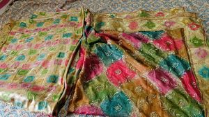 pakistani heavy work banarasi suit for bride
