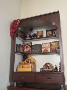 Elegant Wooden Puja Ghar