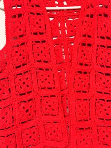 Red Crochet Vest ❤️