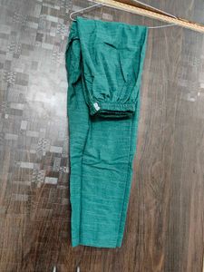 Green Floral Kurta Set with Dupatta