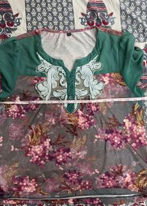 Vintage embellishment top