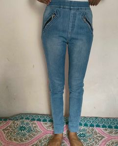 Demin Jeans Trousers Pants For Women