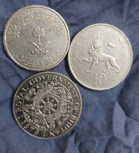 7pis Old Coins Unc Condition Only 4599