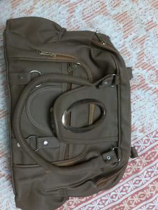 Stylish Taupe Shoulder Bag