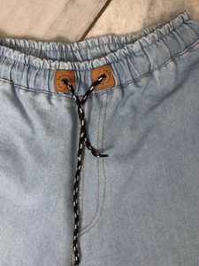 Light Wash Flared Denim Jeans