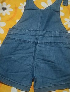 Cute Denim dangaree for toddlers.