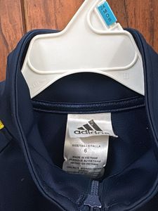 Adidas Navy &amp; Yellow Track Jacket