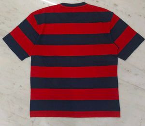 Red &amp; Navy Striped T-Shirt