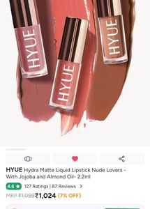 HYUE Hydra Matte Liquid Lipstick Set 3🥳