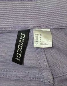 Lavender Wide Leg Jeans