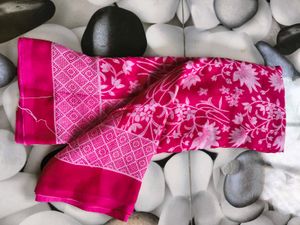 Anand Sarees - Pink Floral Print