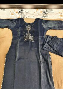 Elegant Embroidered Kurta Set