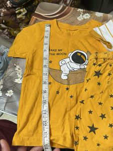 Cute Astronaut &amp; Stars Pajama Set