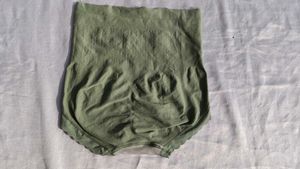 Olive Green High-Waisted Shaping Briefs
