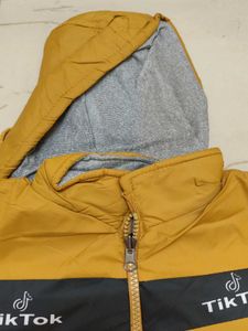Stylish Yellow Puffer Jacket