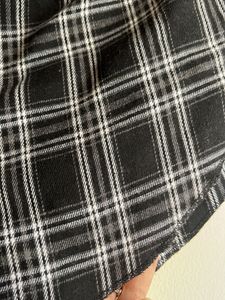 Checked Straight Leg Shorts