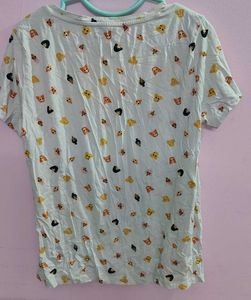 Everyday Cute Cartoon Print T-Shirt