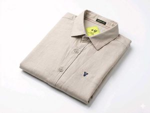 Men's Casual Linen Blend Shirt