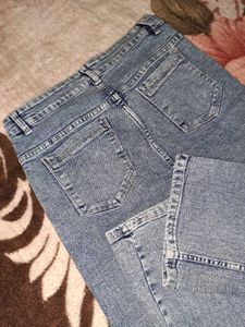 Light Wash Wide Leg Jeans