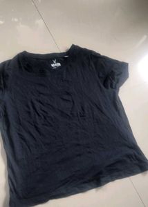 Black Crew Neck T-Shirt