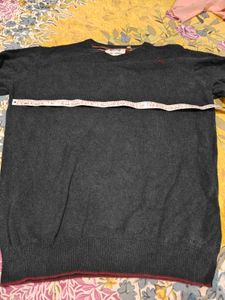 Men's Dark Grey Crew Neck Sweater