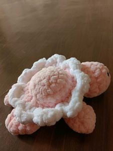 Crochet Cute strawberry daisy Turtle