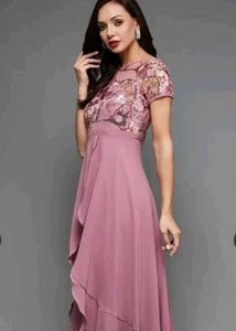 Miss Chase women Embellished Round Neck S