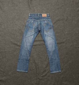 Lang Chen Y2K Archive Cyber Panel Stitching Jeans