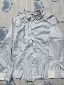 Classic Pinstripe Button-Up Shirt