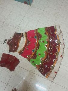❤️💫🧡Multi Colour Girls Chaniya Choli 💙💛🧡