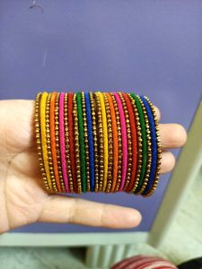 Rajasthani Multicolour Matte Bangles