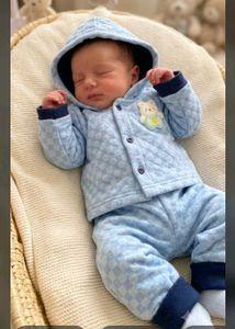 Baby Blue Checkered Loungewear Set