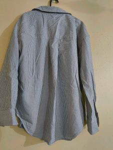 Classic Striped Button-Up Shirt