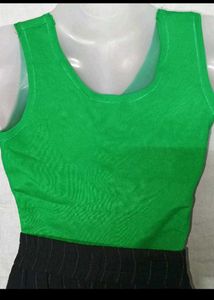 Green Top &amp; Striped Pants Set fixed price