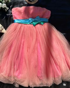 Charming Pink Tulle Party Dress