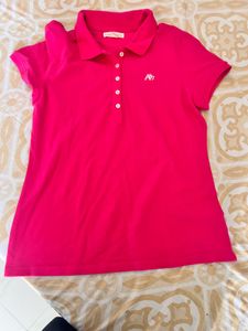 Women's Pink Polo Shirt