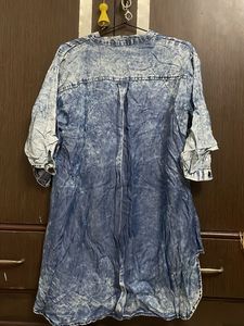 Denim Look Top 3XL