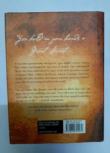 The Secret by Rhonda Byrne Book (hard cover).