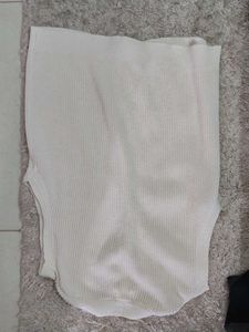 Chic Off-White Button-Up Vest