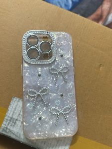 Sparkling Bow iPhone Case (14 pro)