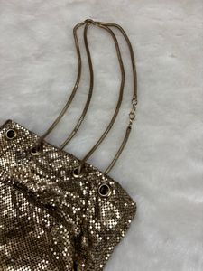 Gold Mesh Handbag