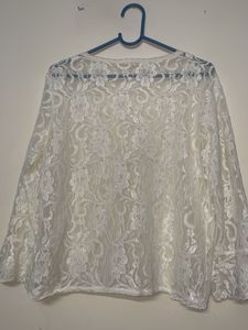 White Lace Kimono/Cardigan