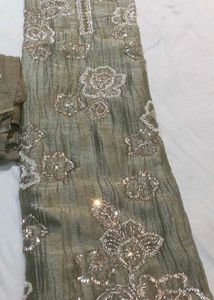 Exquisite Embellished unstitched suit