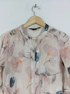 Pink Printed Casual Top (Women)